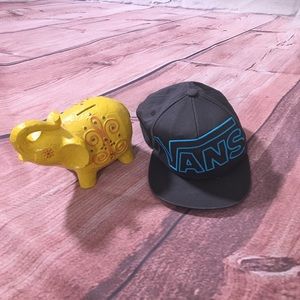 Vans Baseball Cap Hat in Gray and Blue